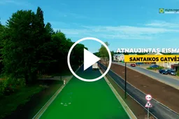 Kelininkai atvėrė suremontuotas Alytaus miesto susisiekimo arterijas