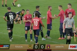 Alytiškiai su šiauliečiais pasidalino po tašką