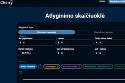 Žinokite viską apie savo atlyginimą, pasinaudodami nauja atlyginimo skaičiuokle!