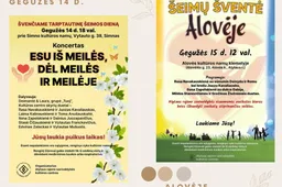 Šeimos dienai – koncertai Alovėje ir Simne