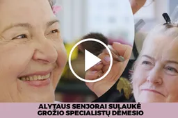 Alytaus senjorus nemokamai gražino kirpėjos ir visažistės