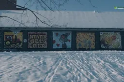 Sienų piešiniai gali būti ne tik meniški ar legalūs, bet ir suderinti su pastatų savininkais