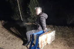 Netoli Baltarusijos sienos su kontrabandiniu kroviniu – nešikas iš Alytaus