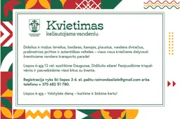 Karaliaus Mindaugo dieną – kvietimas susitikti šventiniame vandens transporto parade Dauguose