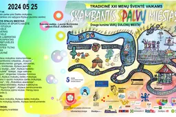 „SKAMBANTIS SPALVŲ MIESTAS“ kviečia kurti vaikų svajonių miestą !