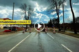 Orai pagerėjo – naujo žiedo įrengimo darbai Alytuje pajudėjo