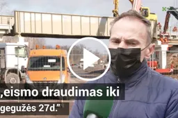 Ar pro remontuojamą viaduką Alytuje važiuoti negalėsime tik iki vasaros pradžios?
