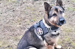 Persekiojime ir sulaikyme pasižymėjo tarnybinis šuo