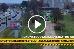 Prasidėjo Sveikatos tako rekonstrukcijos darbai