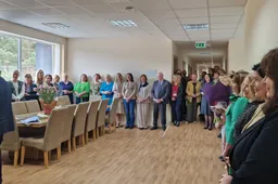 Teisėja atsisveikino su Alytaus apylinkės teismo kolektyvu