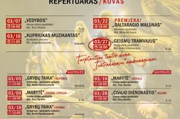 Alytaus teatras kviečia: kovo mėnesio repertuaras