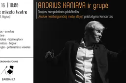 A. Kaniava pristato rudeniu dvelkiančią naują kompaktinę plokštelę