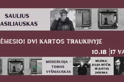 Literatūriniame traukinyje – dviejų aštrialiežuvių susitikimas