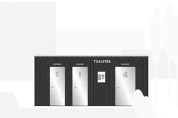 Greta Miesto sodo  bus pastatytas konteinerinis tualetas