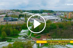 Alytaus Jaunimo parke kasamas tvenkinys