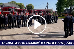 Alytaus ugniagesiai minėjo Šv. Florijono dieną