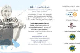 Labdaros koncertas „Muzikiniai tiltai suartina“ rems gabiausius Alytaus muzikos talentus