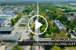 Motinos dieną užsikimšo Ulonų gatvė
