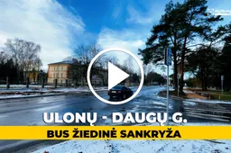 Alytuje bus dar viena žiedinė sankryža