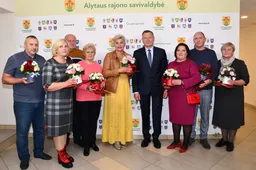 Savivaldybė pagerbė jubiliatus