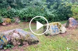 Dviračių take prie Nemuno – svastikų „galerija“