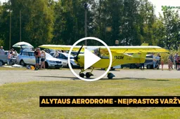 Alytaus aerodrome – neįprastos varžybos