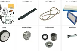 Kokios vejapjovių dalys yra tinkamos skirtingoms šios technikos tipams?