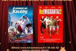 Kino teatro „Dainava“ per šventes laukia Alytaus kultūros centro mažojoje salėje