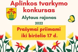 Skelbiamas aplinkos tvarkymo konkursas