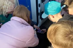 Mokinukai susipažino ne tik su veterinaro profesija, tačiau ir su Didžkiu, Mažiumi bei Čita