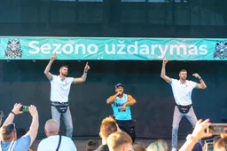 „Wolves“ debiuto sezonas Alytuje uždarytas švente amfiteatre