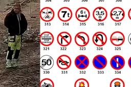 Policija ieško  ženklą išrovusio asmens