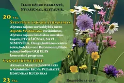 Žolinės atlaidai ir pramogų vakaras Pivašiūnuose (PROGRAMA)
