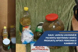 Lazdijų ligoninės pacientams skirti produktai buvo aptikti personalo kambaryje