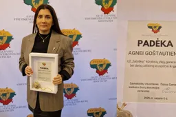 „Metų specialisto“ apdovanojimas įteiktas ir Alytaus rajono atstovei