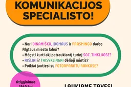 Alytaus miesto savivaldybė kviečia prie komandos prisijungti Komunikacijos skyriaus specialistą (-ę)