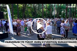 Alytiškių idėjoms įgyvendinti savivaldybė paruošusi 175 tūkst. eurų