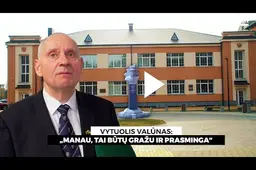 Prie Adolfo Ramanausko - Vanago gimnazijos iškils paminklas garsiajam partizanui (VIDEO, APKLAUSA)