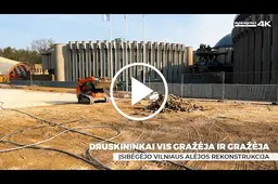 Druskininkų širdyje – Vilniaus alėjos rekonstrukcija VIDEO