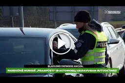 Būna ir taip: pareigūnė nurodė „prasipūsti" ir automobilį vairavusiam sutuoktiniui