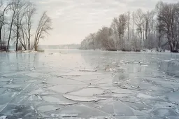Gyventojai perspėjami nelipti ant besiformuojančio ledo