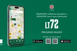 Mobili programėlė LT72 padės gyventojams geriau pasirengti ekstremaliosioms situacijoms