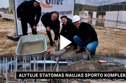 Alytus turės vieną didžiausių ir moderniausių padelio kortų šalyje VIDEO