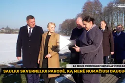 Pirmajam vizitui į regionus pasirinktas Alytaus rajonas VIDEO