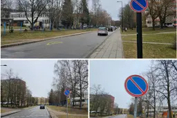 Eismo ribojimai Šaltinių gatvėje