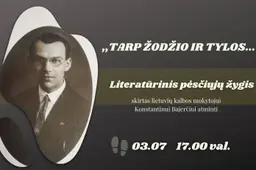 Lietuvių kalbos dienos 2025: Literatūrinis pėsčiųjų žygis „Tarp žodžio ir tylos...“