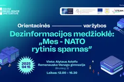 Jaunimas ir NATO kariai Alytuje susivienys dezinformacijos medžioklei