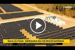 Šalia Alytaus - didžiausia šalyje privati baterija