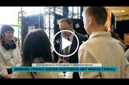 Mokinių verslo idėjos nustebino net merą