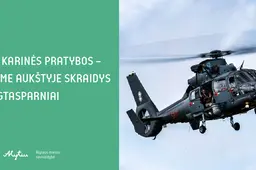 Vyks karinės pratybos – žemame aukštyje skraidys sraigtasparniai